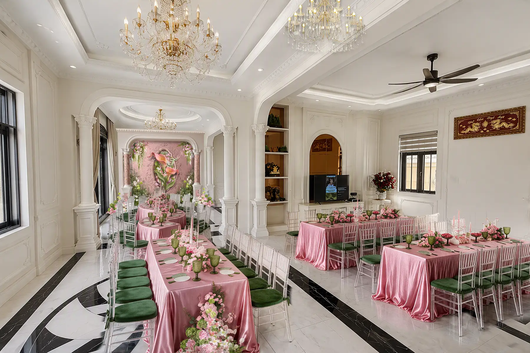 Phối cảnh khu vực trung tâm