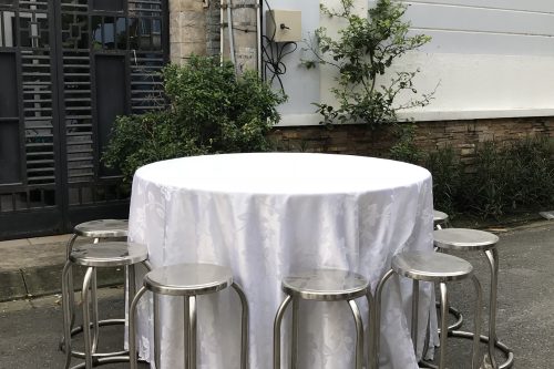 Bộ bàn tiệc ghế Inox