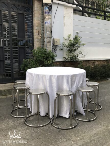Bộ bàn tiệc ghế Inox