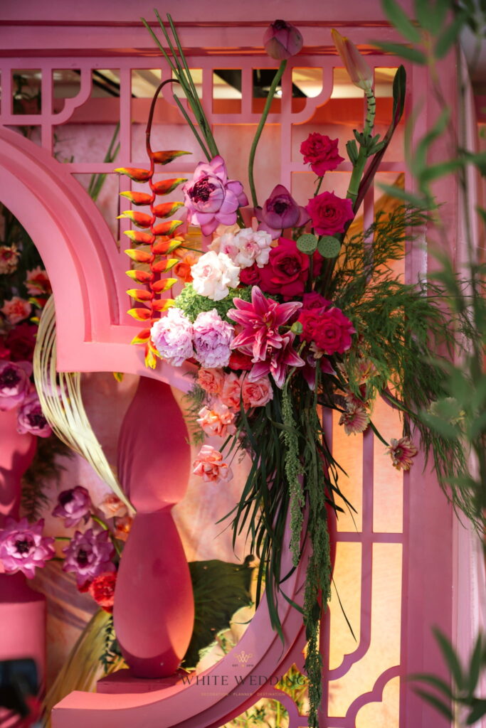 Hồng Môn Hoa Viên 26 batch trang tri le gia tien hong mon hoa vien white wedding 23