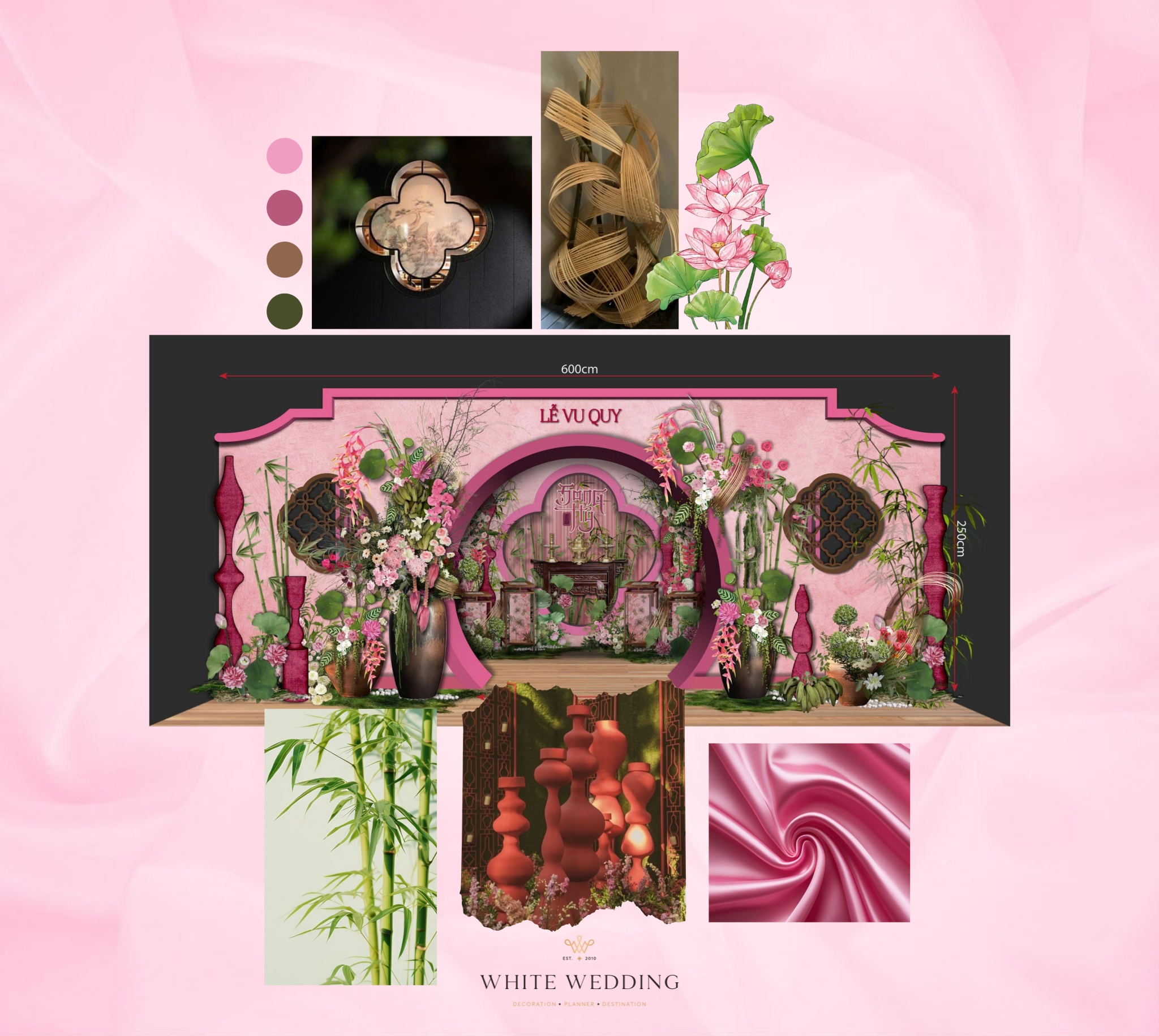 Hồng Môn Hoa Viên 5 batch trang tri le gia tien hong mon hoa vien white wedding 40