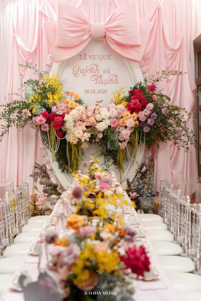 Nơ & Mèo 14 batch trang tri le gia tien no va meo white wedding 22