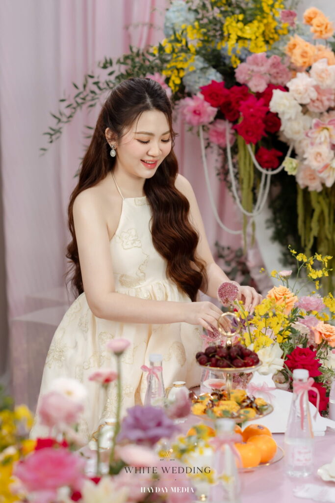 Nơ & Mèo 26 batch trang tri le gia tien no va meo white wedding 23