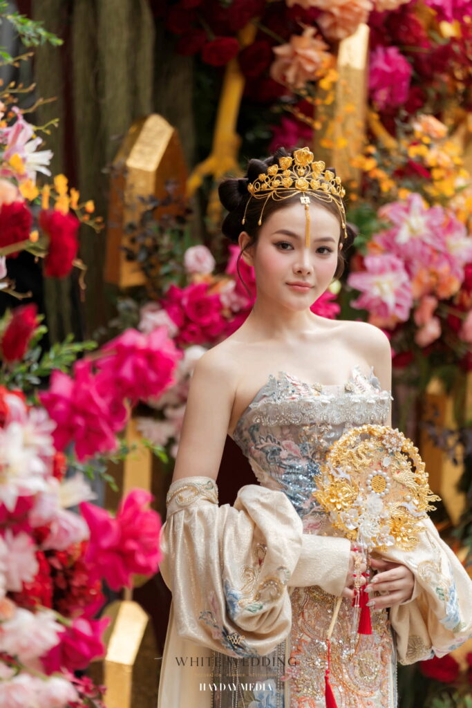 Song Phụng Chầu Nguyệt 46 batch trang tri le gia tien song phung chau nguyet white wedding 28