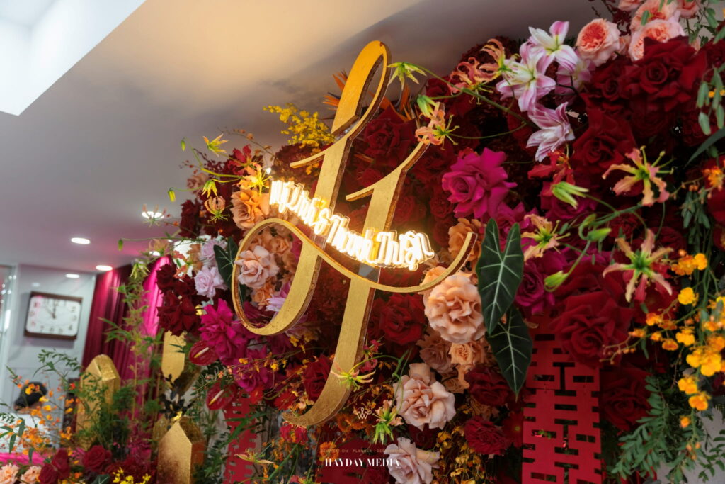 Song Phụng Chầu Nguyệt 22 batch trang tri le gia tien song phung chau nguyet white wedding 3