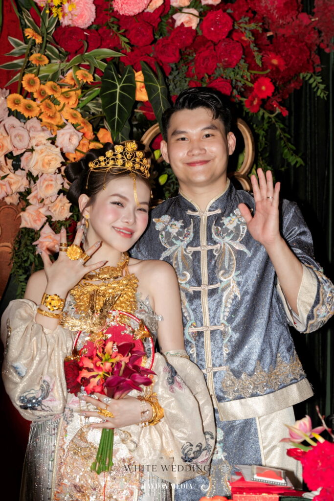 Song Phụng Chầu Nguyệt 45 batch trang tri le gia tien song phung chau nguyet white wedding 61