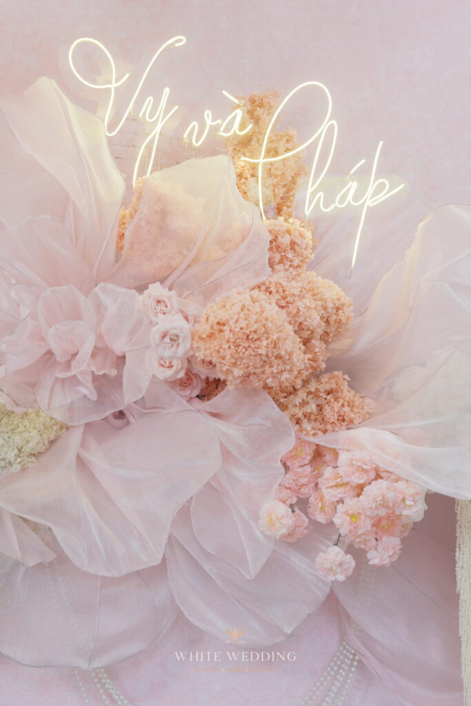 Fleur Ribbon 19 trang tri le dinh hon fleur ribbon white wedding 12 2
