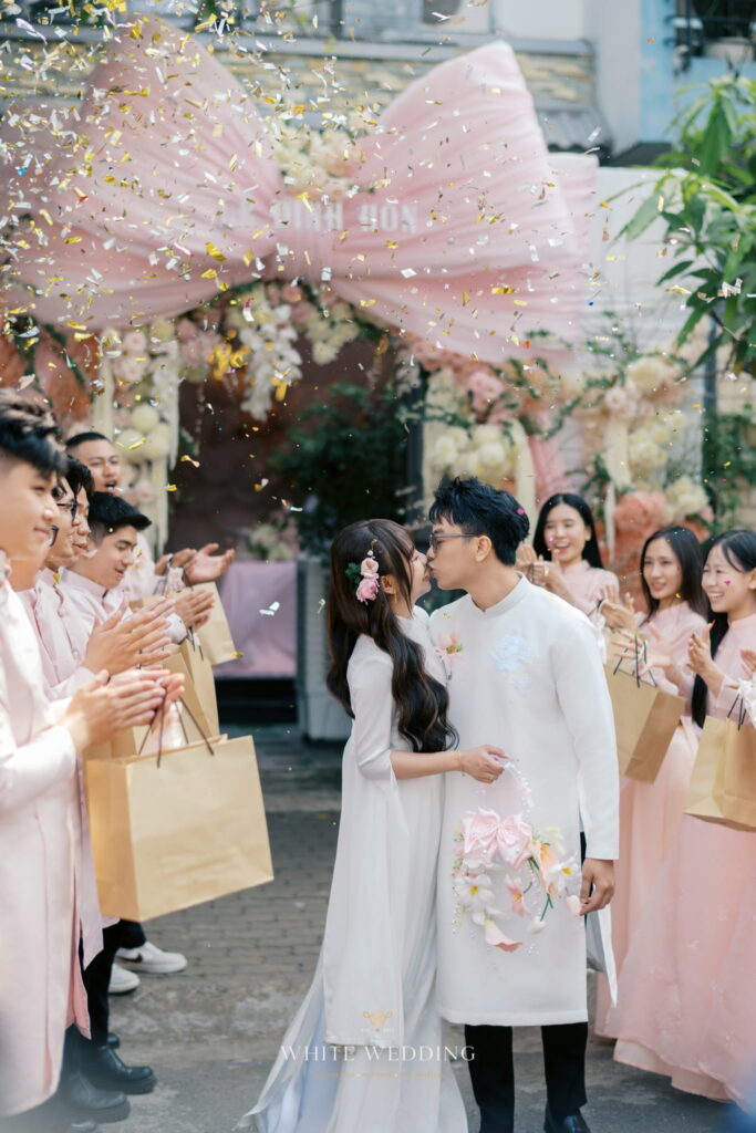 Fleur Ribbon 32 trang tri le dinh hon fleur ribbon white wedding 30 2
