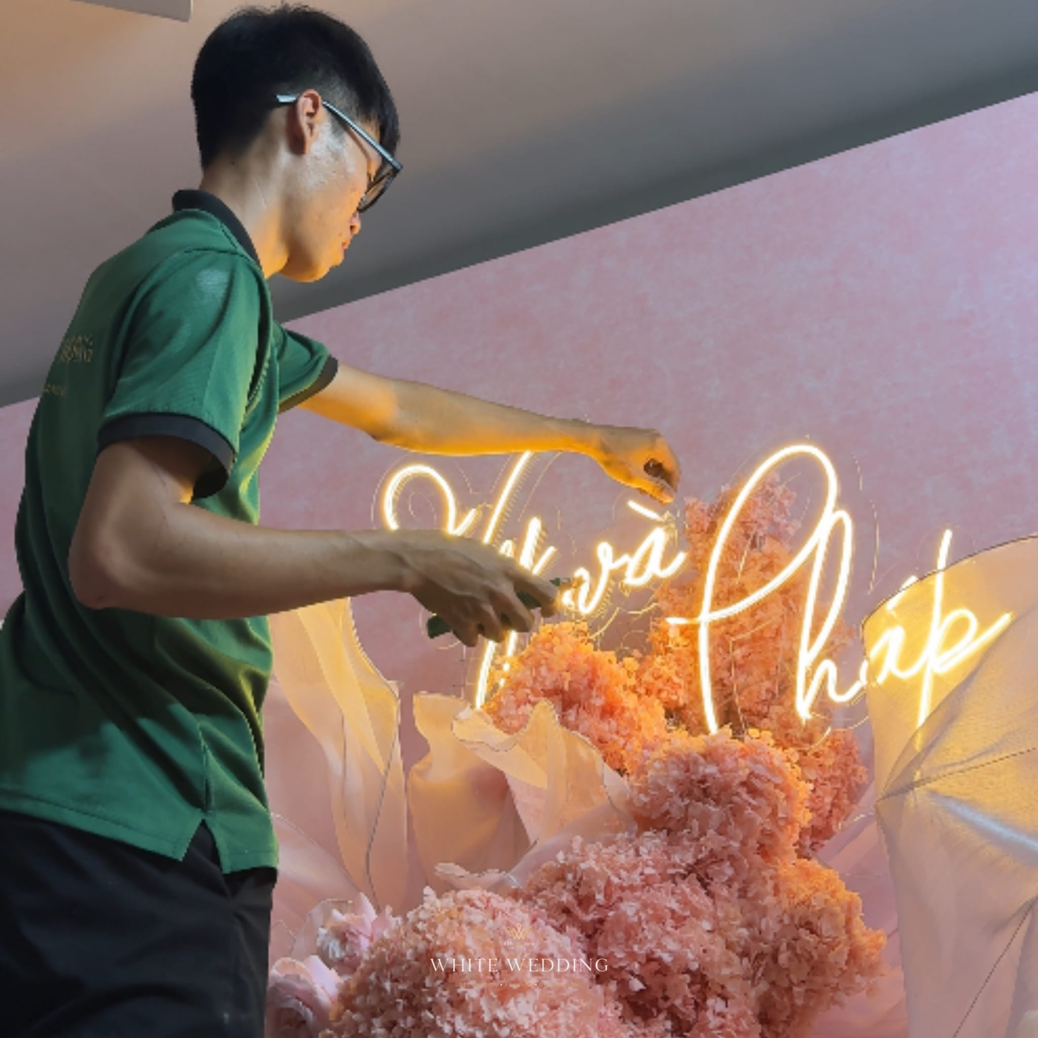 Fleur Ribbon 10 trang tri le dinh hon fleur ribbon white wedding 37 3
