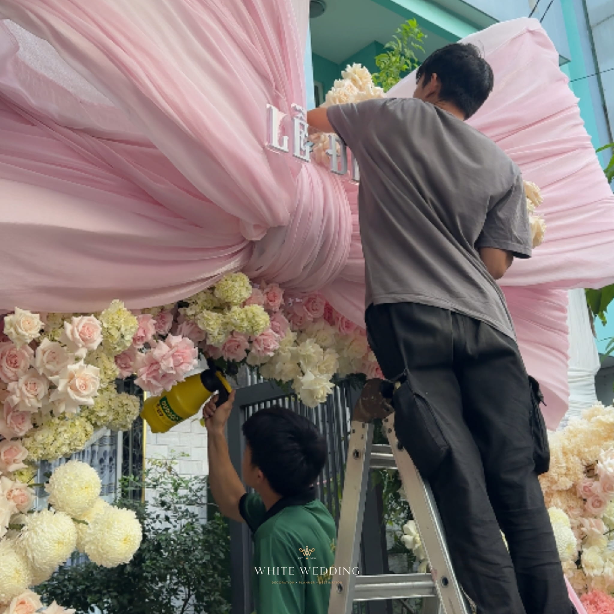Fleur Ribbon 11 trang tri le dinh hon fleur ribbon white wedding 39 2