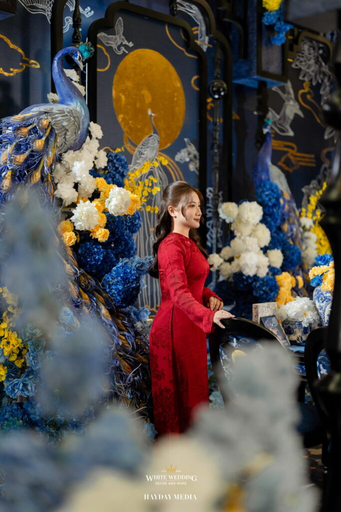 Hỷ Lễ Môn Đình 27 trang tri le gia tien hy le mon dinh white wedding 21