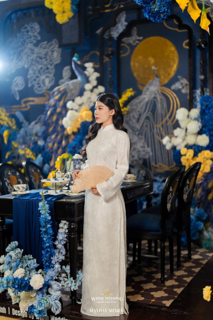 Hỷ Lễ Môn Đình 29 trang tri le gia tien hy le mon dinh white wedding 23