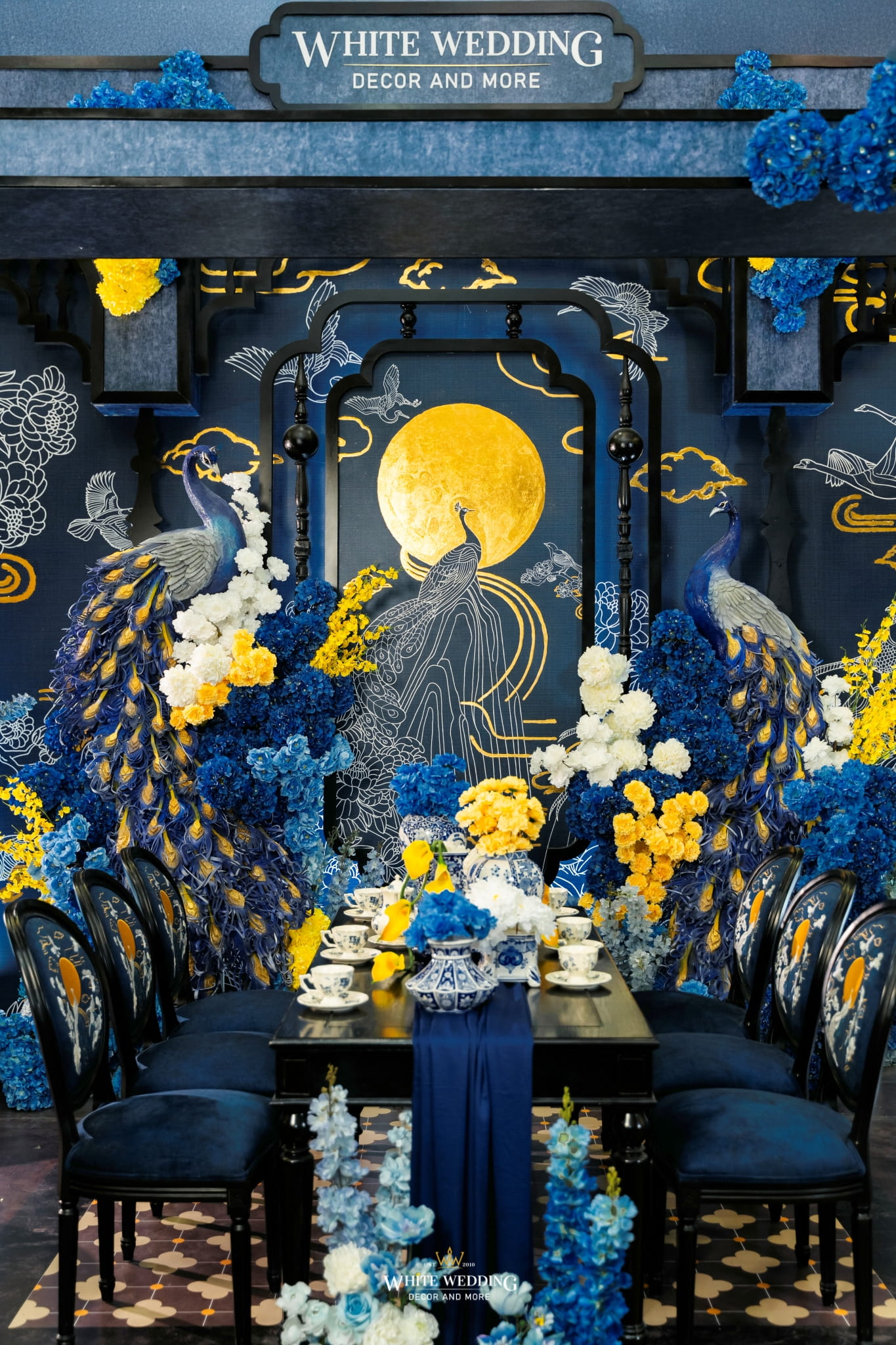 Hỷ Lễ Môn Đình 17 trang tri le gia tien hy le mon dinh white wedding 3 1