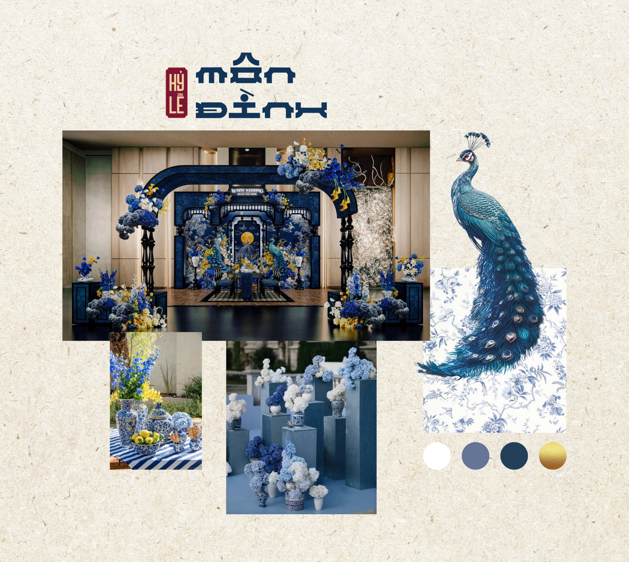 Hỷ Lễ Môn Đình 5 trang tri le gia tien hy le mon dinh white wedding 4