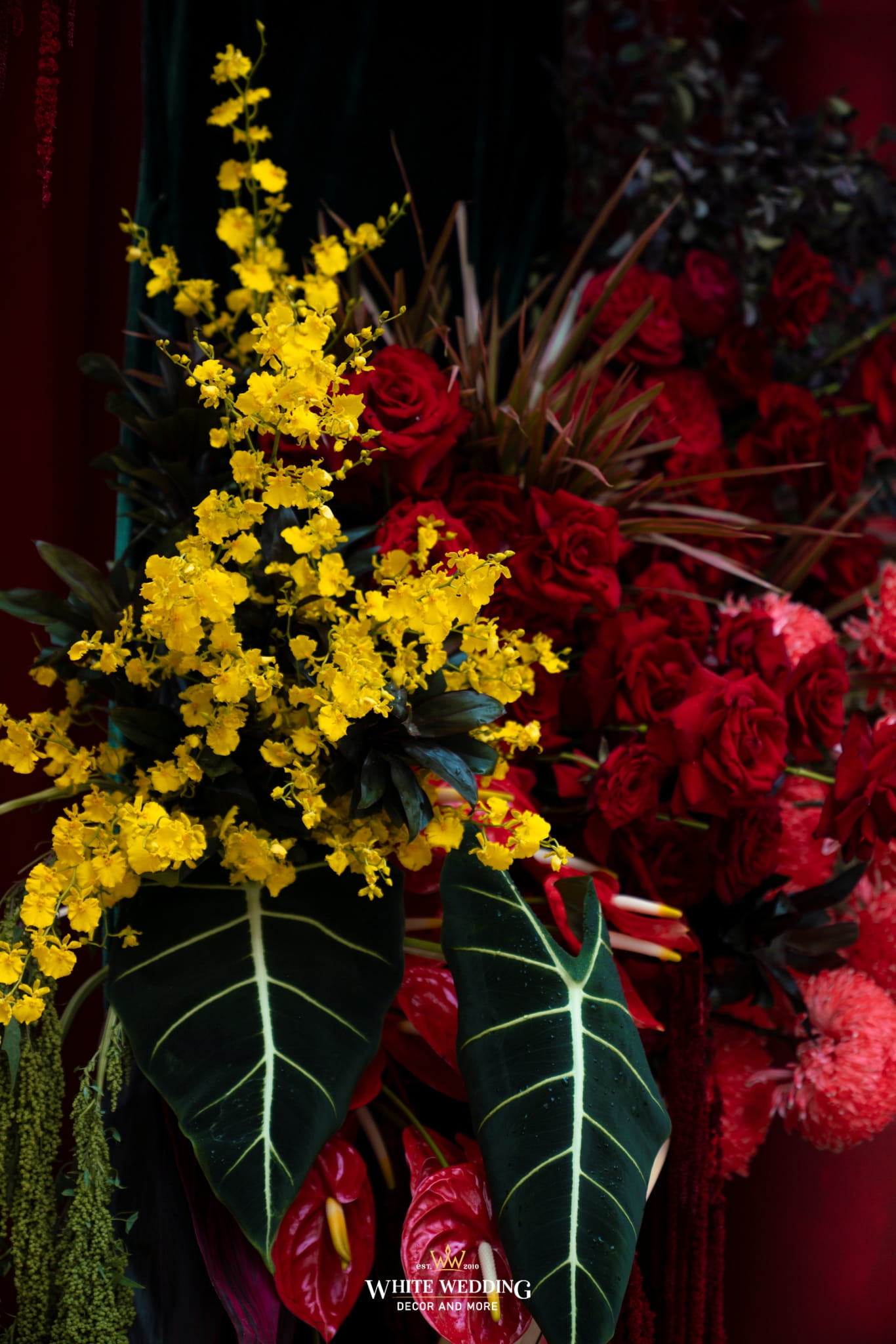 trang tri le gia tien song ngu cat khanh white wedding 10