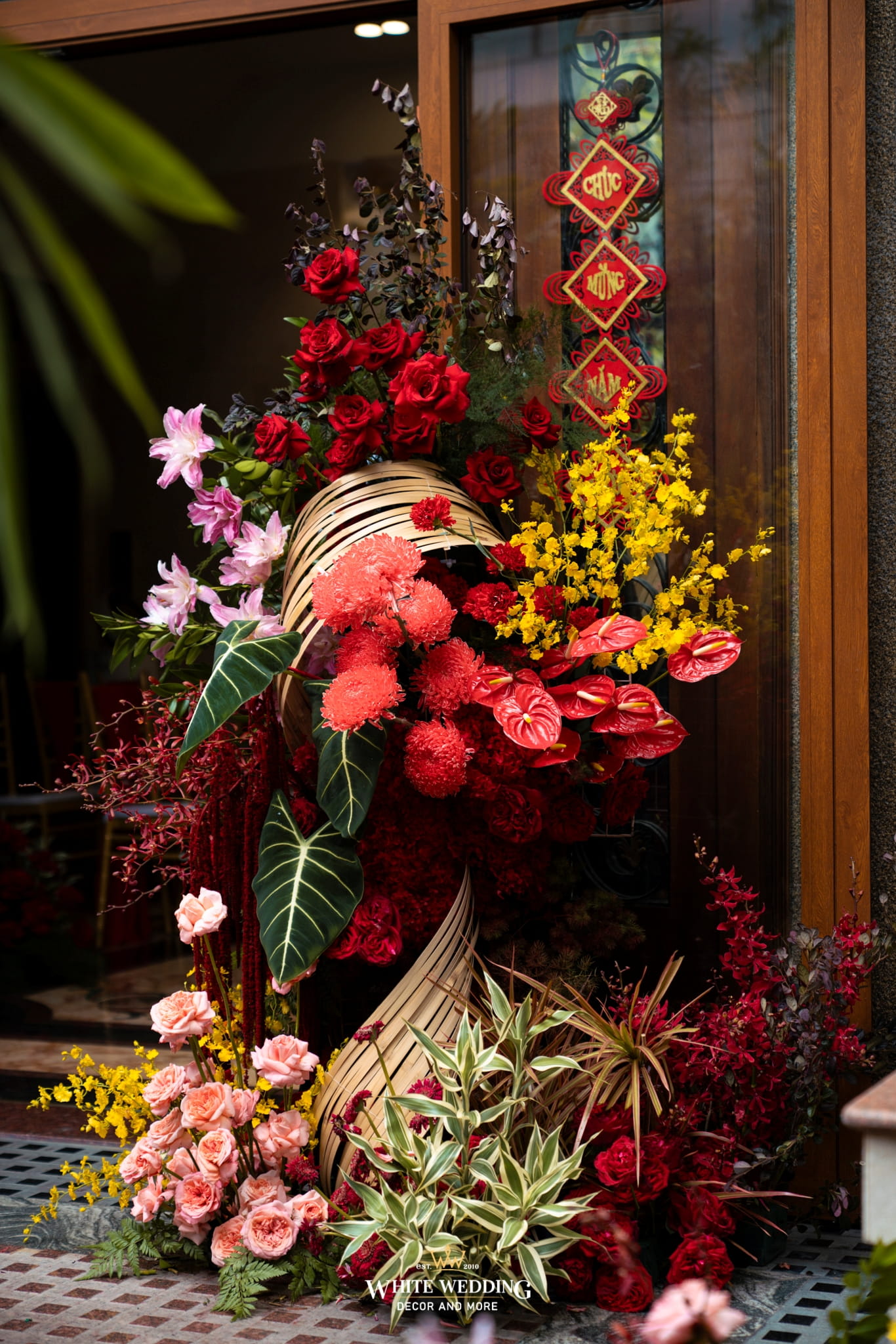 trang tri le gia tien song ngu cat khanh white wedding 2