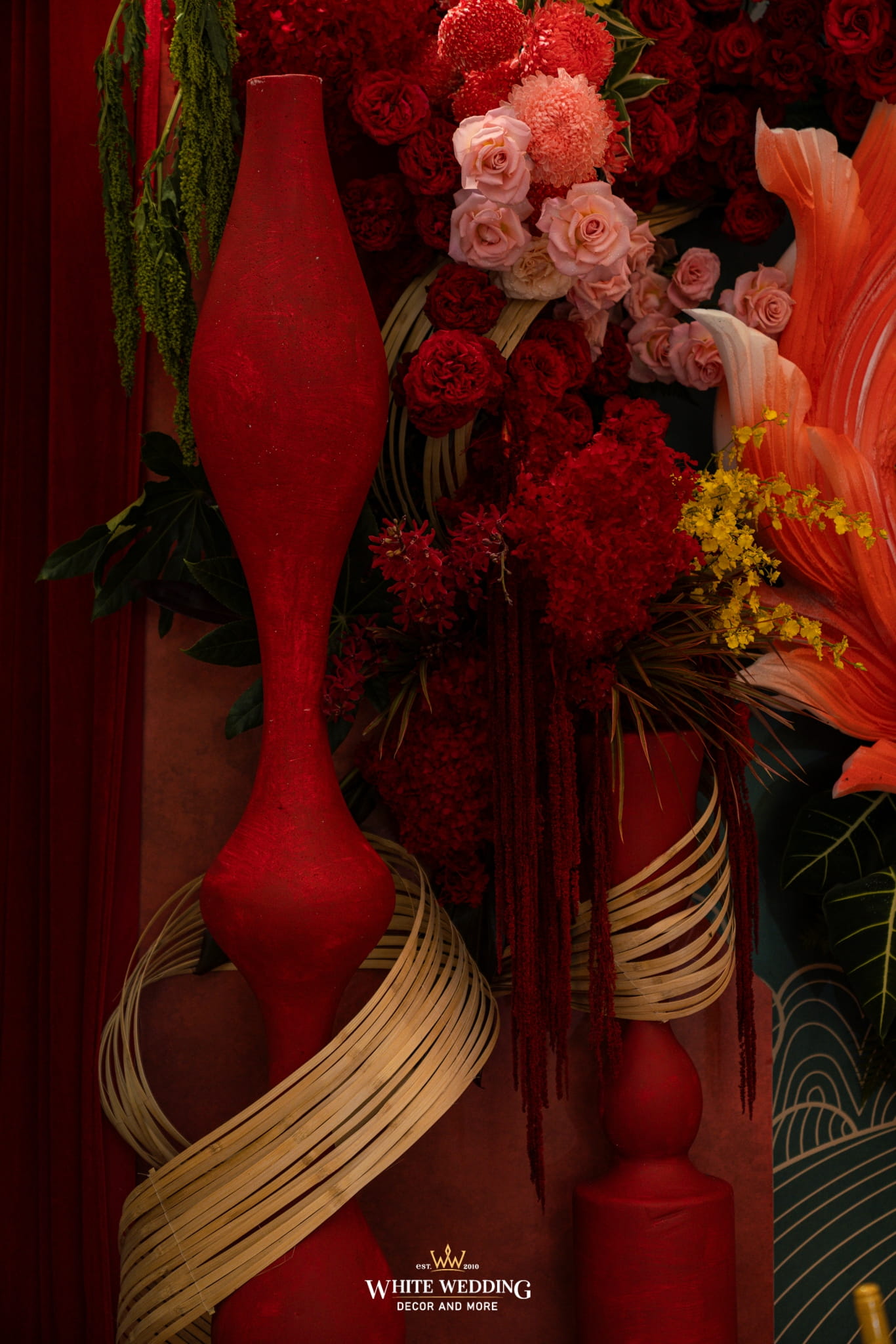 trang tri le gia tien song ngu cat khanh white wedding 28