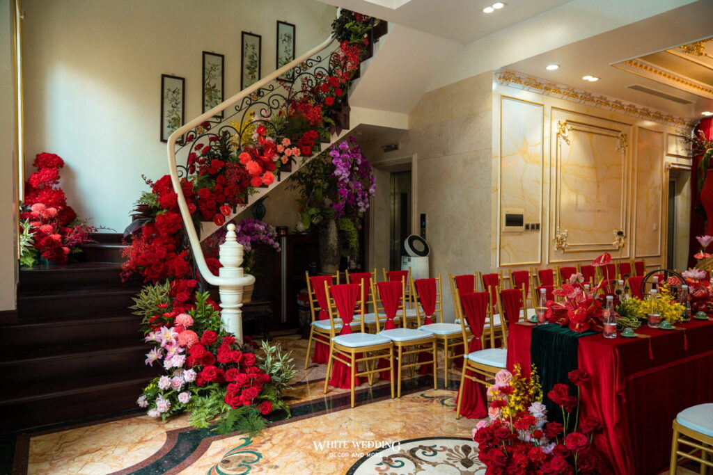 trang tri le gia tien song ngu cat khanh white wedding 34