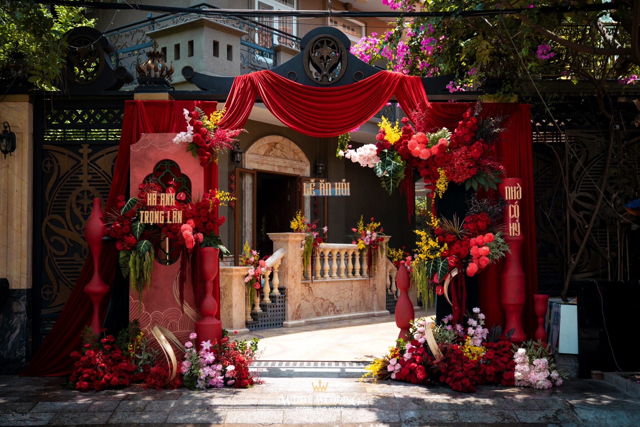 trang tri le gia tien song ngu cat khanh white wedding 5 1