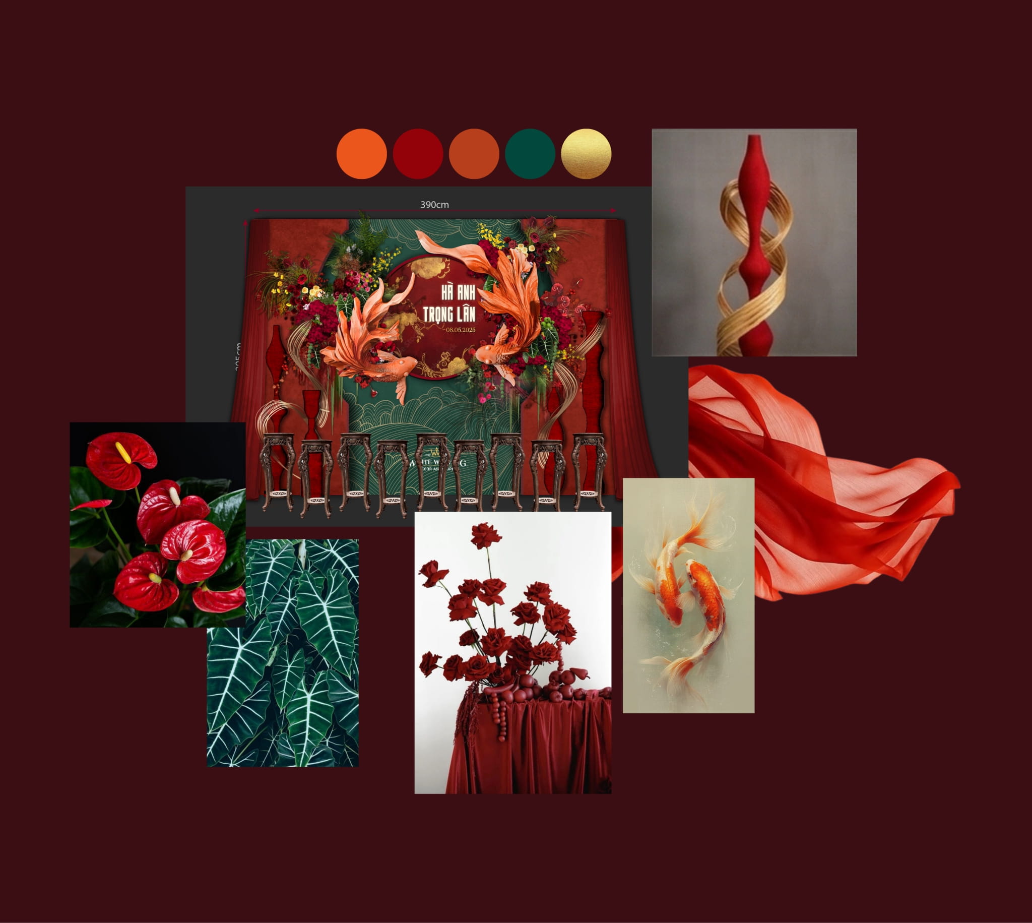 trang tri le gia tien song ngu cat khanh white wedding 80