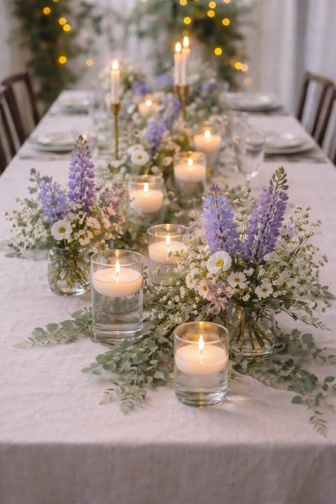 Các Hạng Mục Trang Trí Tiệc Cưới: Chi Tiết Từng Hạng Mục & Báo Giá 8 centerpiece white wedding1