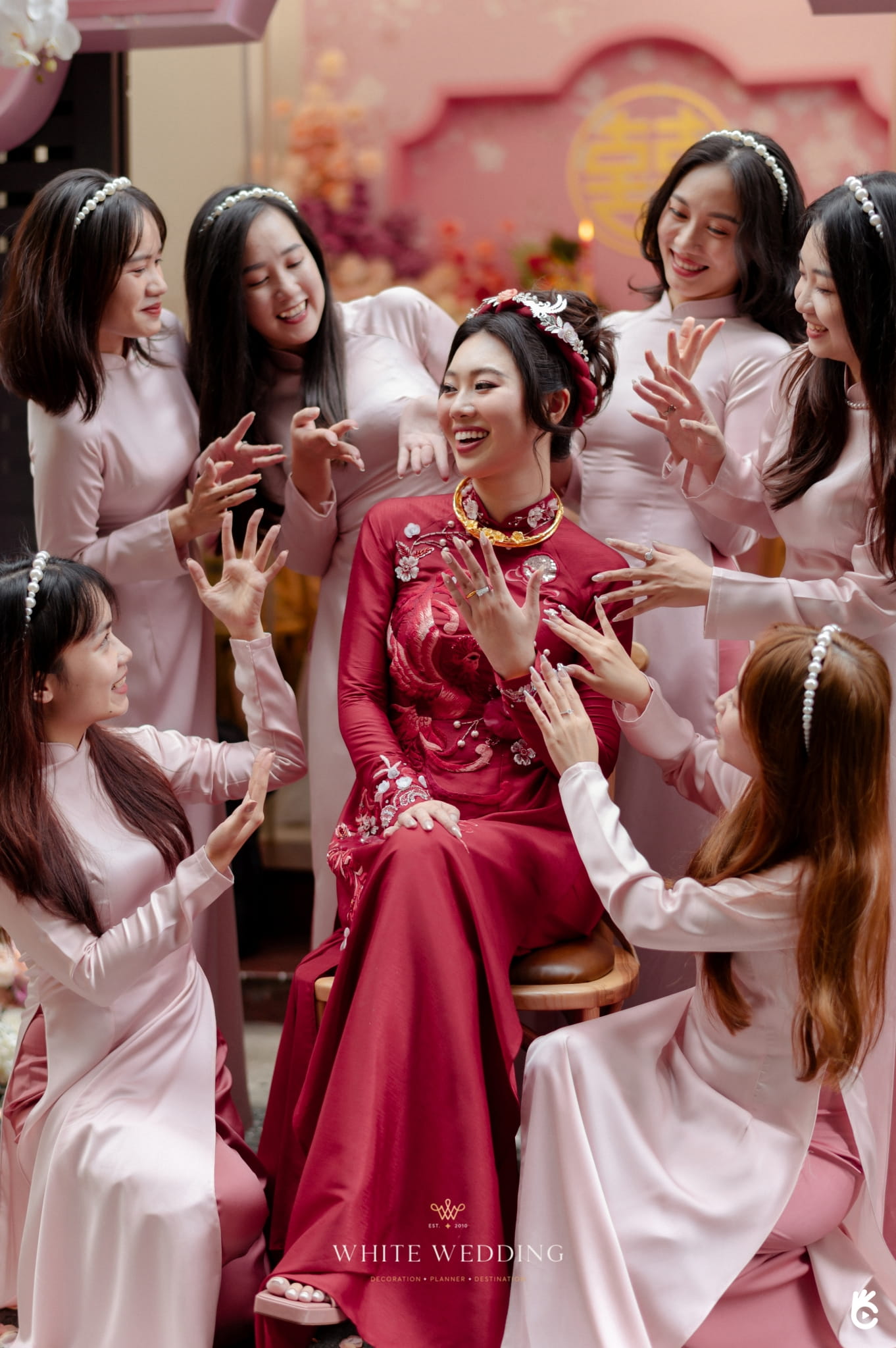 Elegantly Sweet 15 trang tri le gia tien elegantly sweet white wedding 18 1