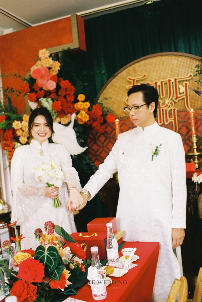 trang tri le gia tien huyen sac thien dieu white wedding 2