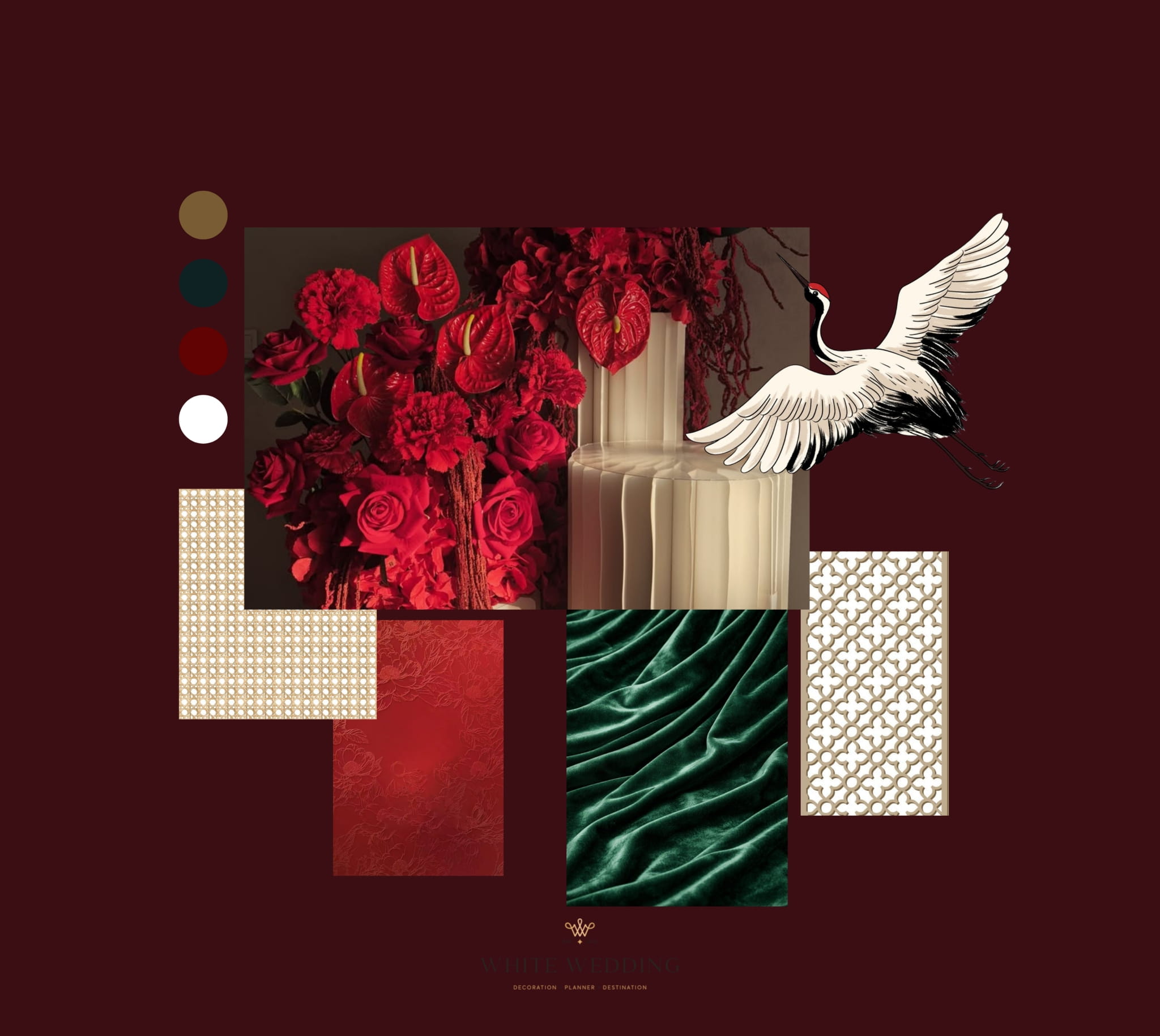 trang tri le gia tien huyen sac thien dieu white wedding