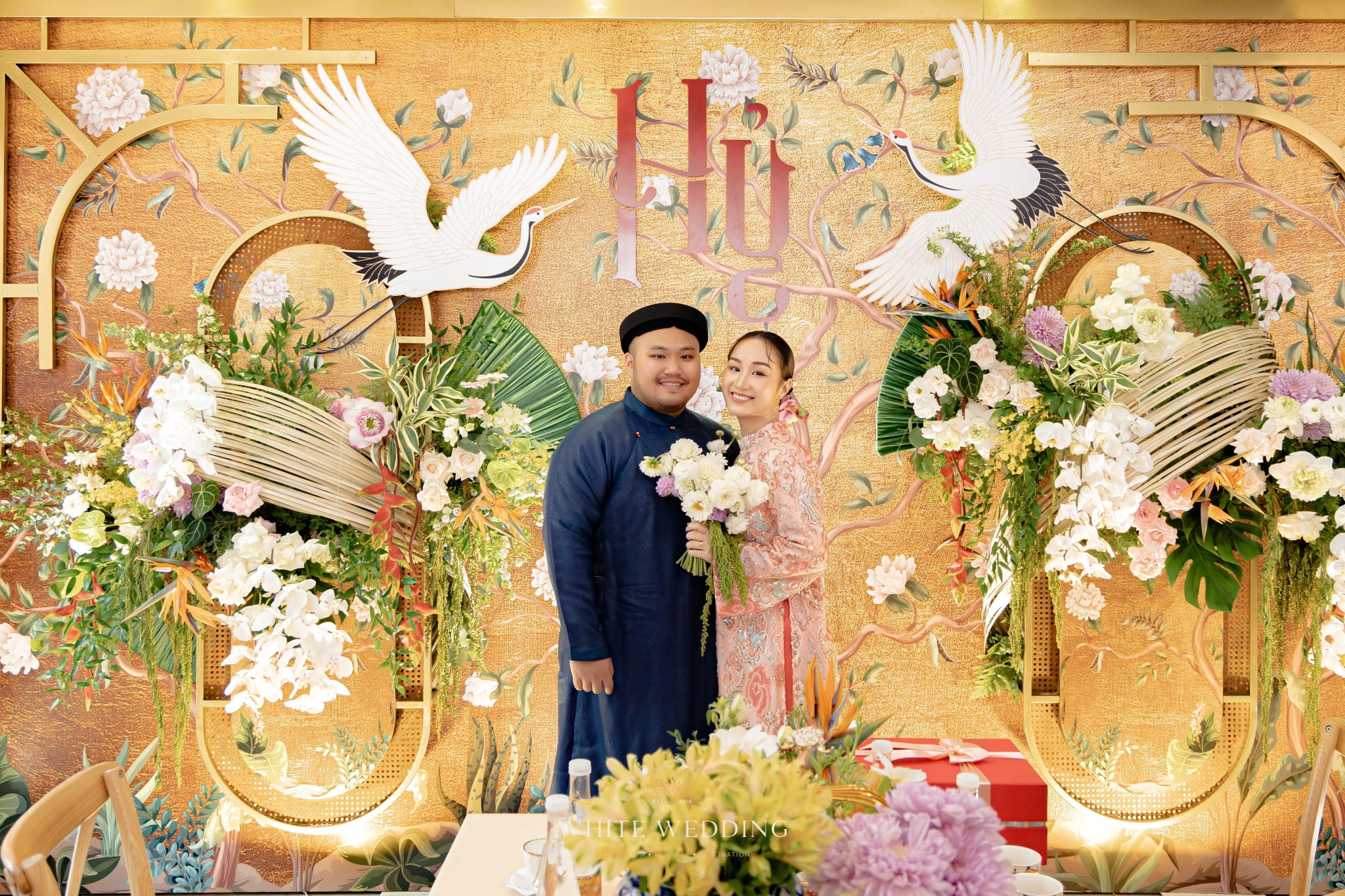 Khổng Tước 31 trang tri le gia tien khong tuoc white wedding 33 1