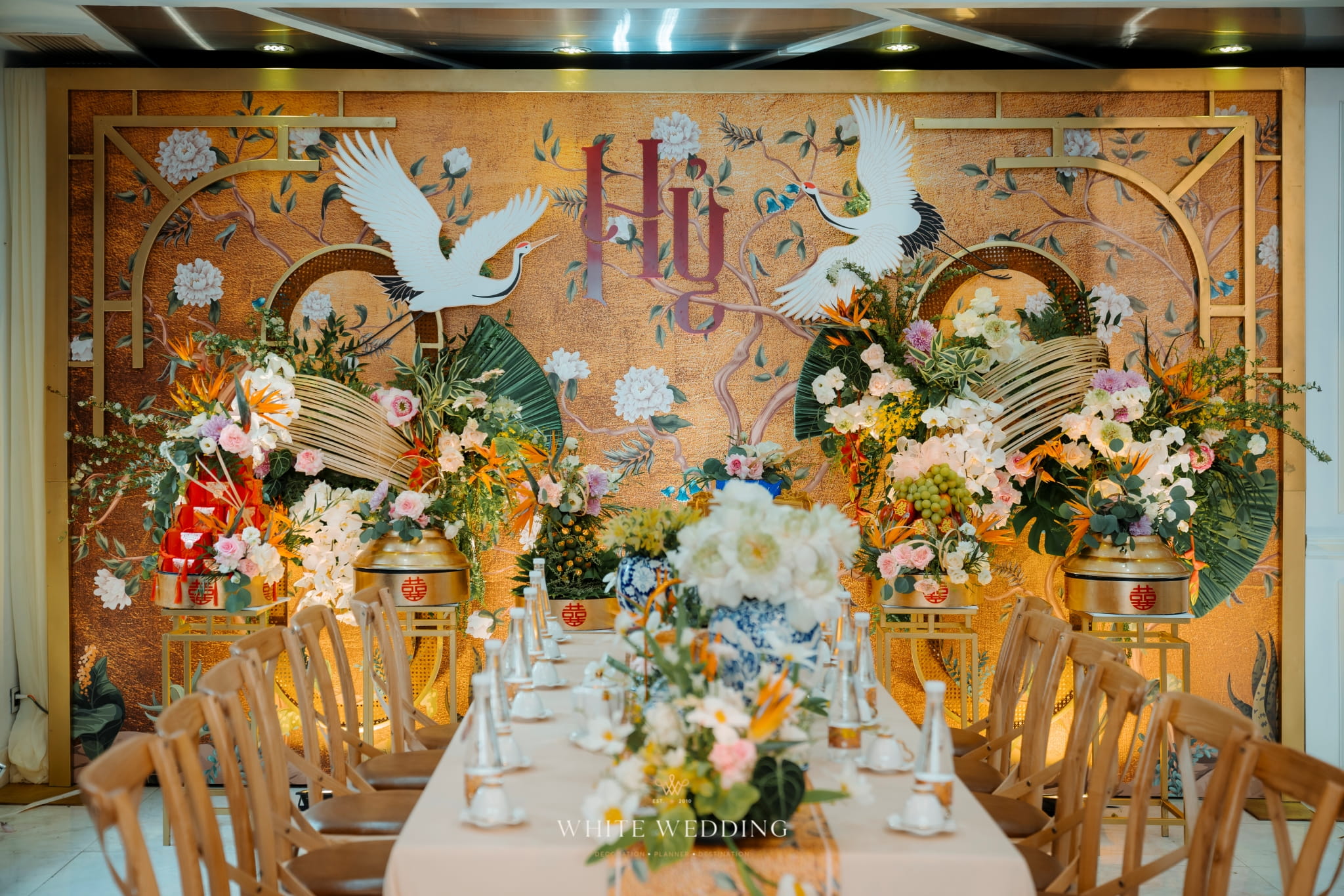 Khổng Tước 7 trang tri le gia tien khong tuoc white wedding 39