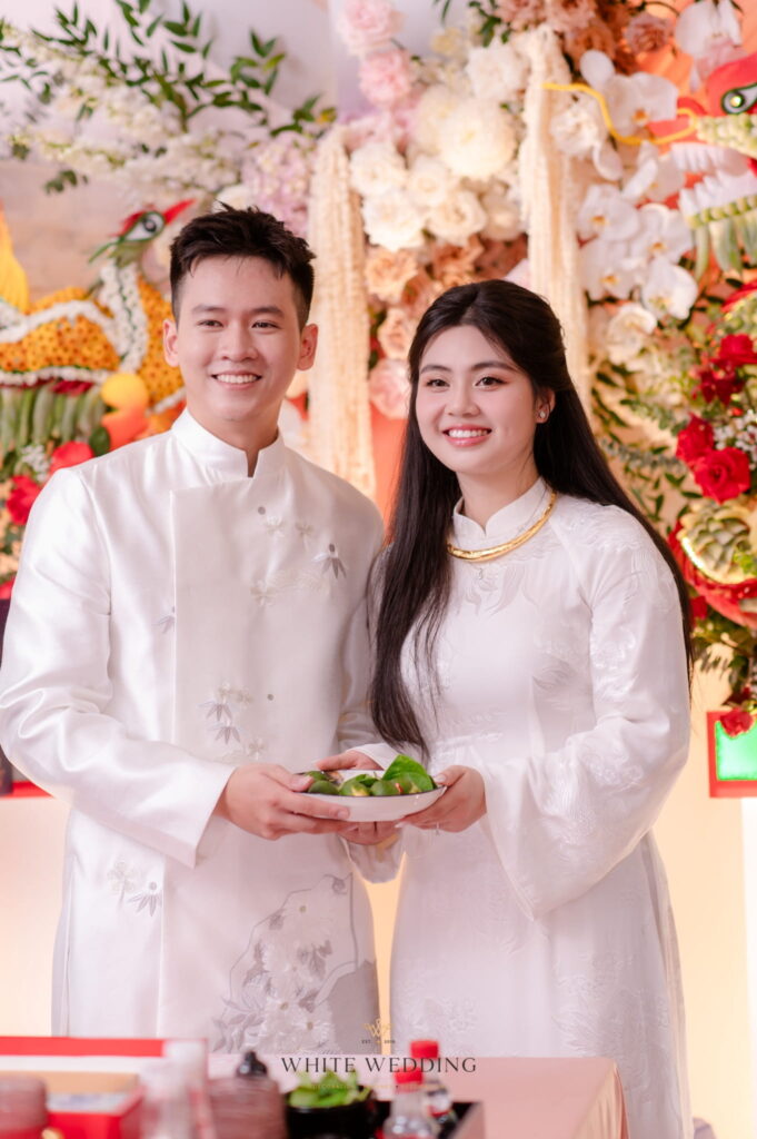 Sunset Peach 26 trang tri le gia tien sunset peach white wedding 30