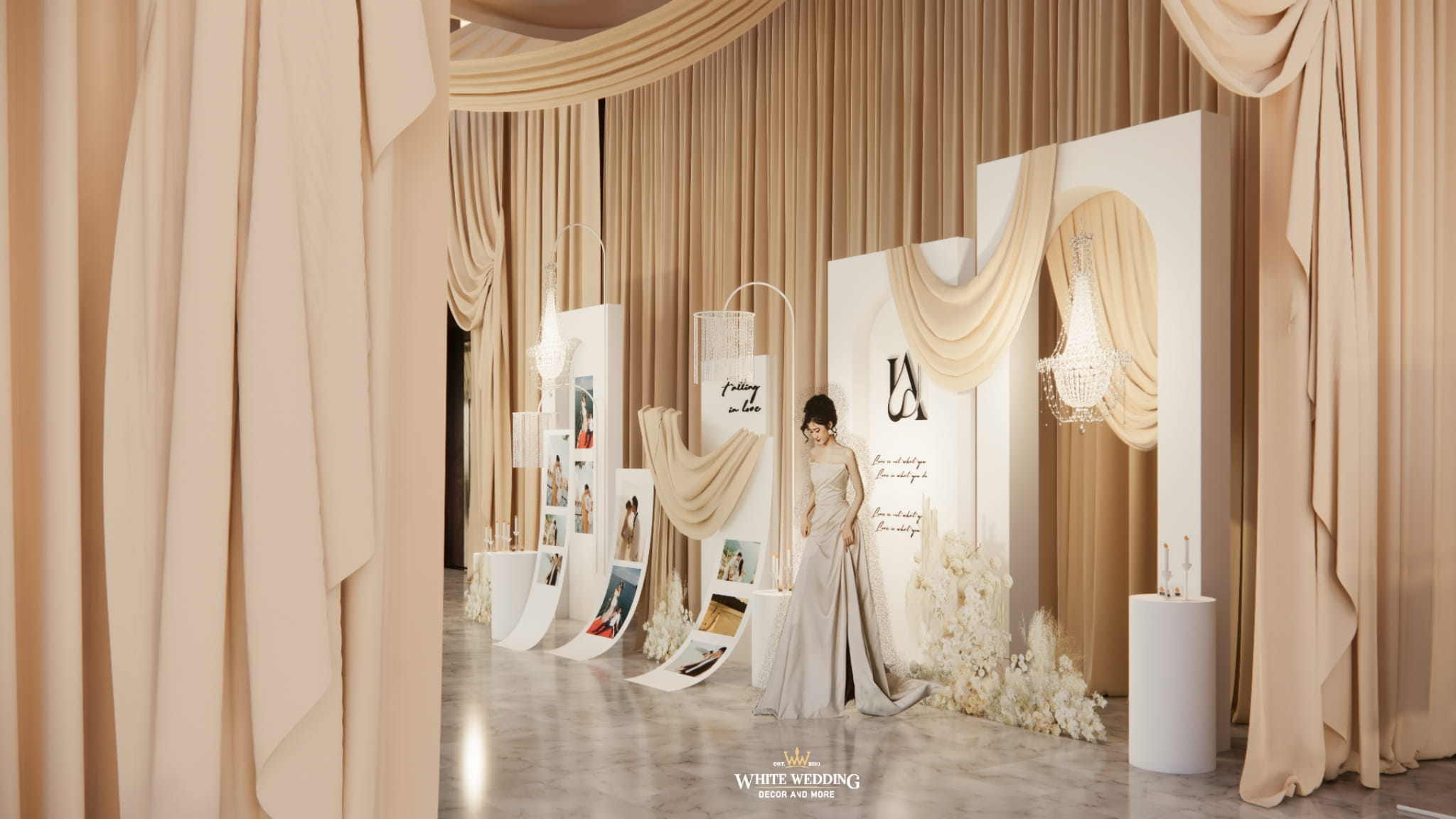 trang tri tiec cuoi a symphony of blooms white wedding 17