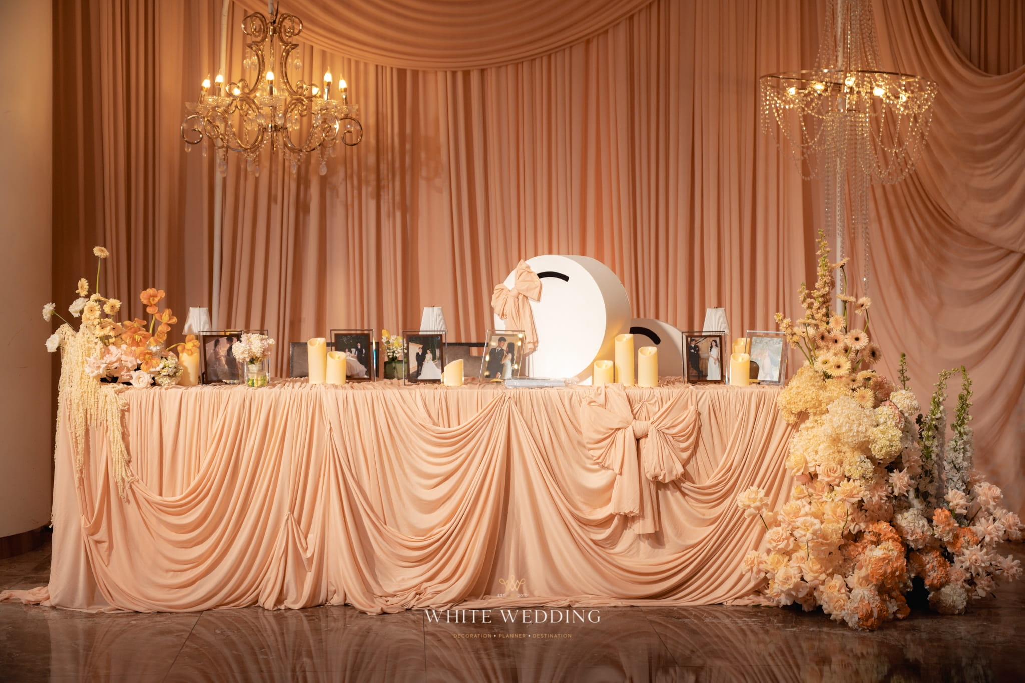 trang tri tiec cuoi amber muse white wedding 11