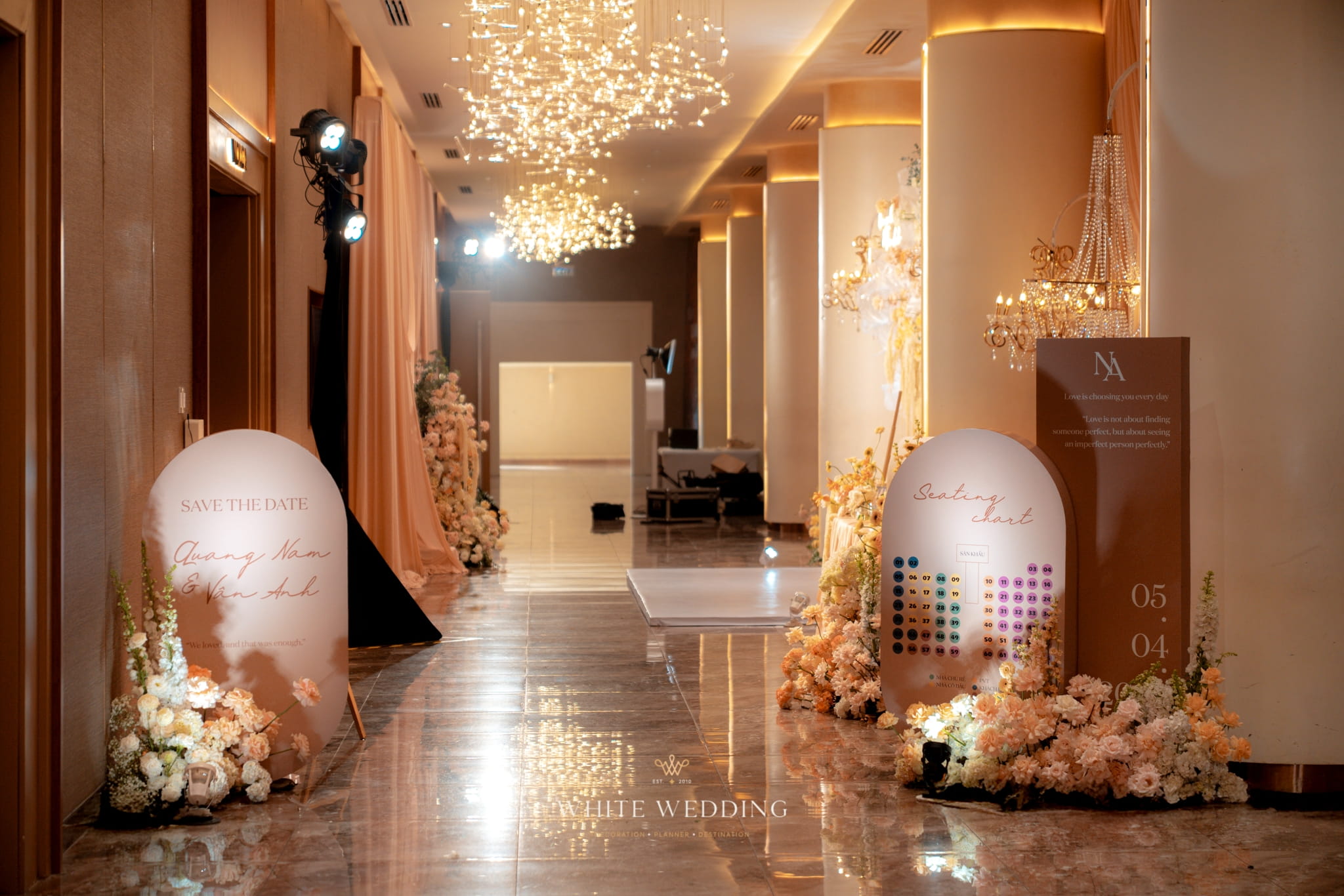 trang tri tiec cuoi amber muse white wedding 16