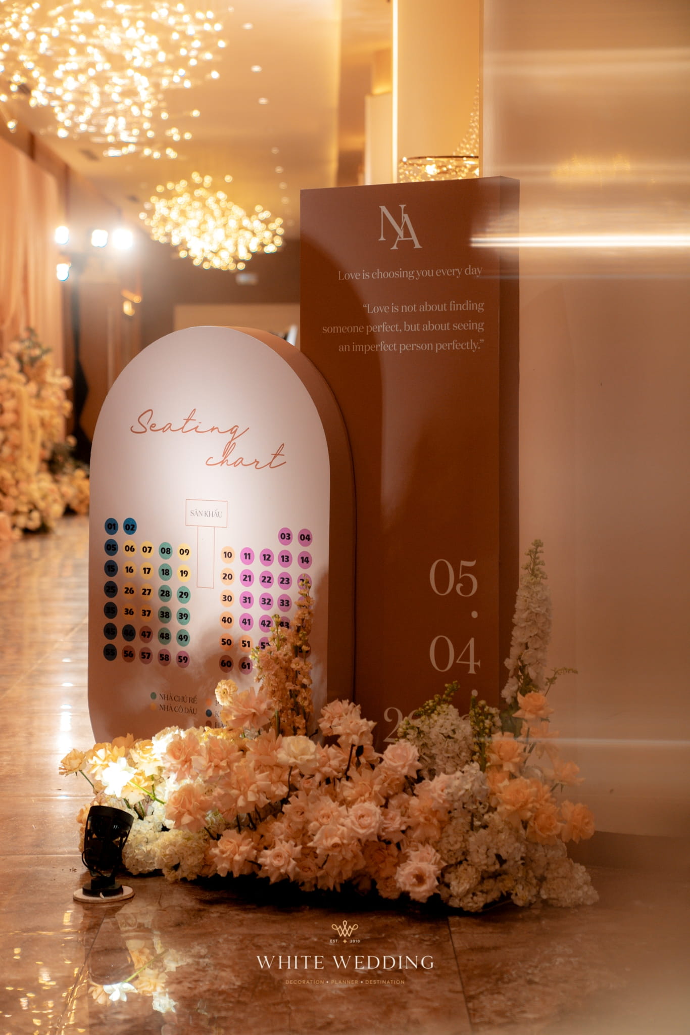 trang tri tiec cuoi amber muse white wedding 17
