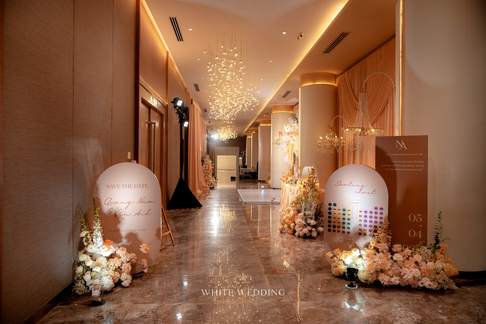 trang tri tiec cuoi amber muse white wedding 19