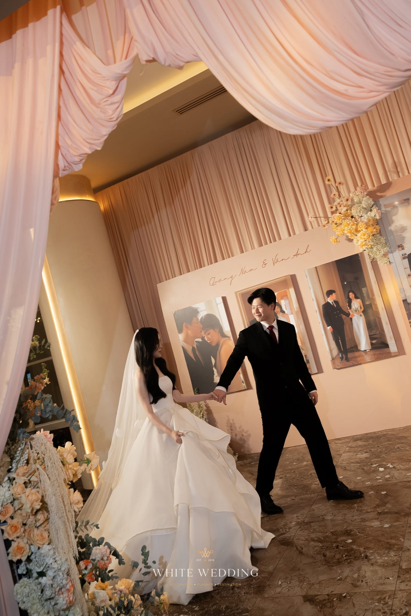 trang tri tiec cuoi amber muse white wedding 8