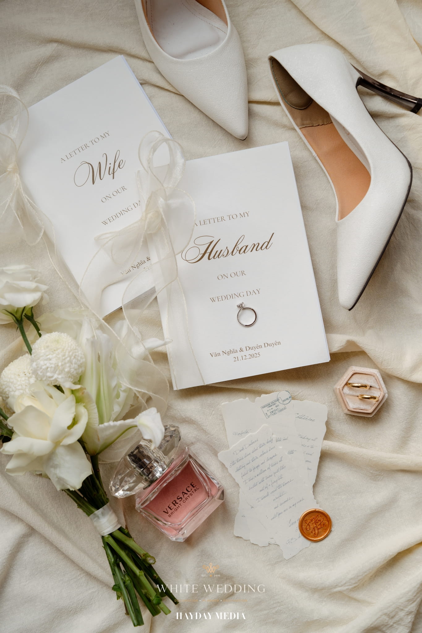 trang tri tiec cuoi dear my princess white wedding 1 3