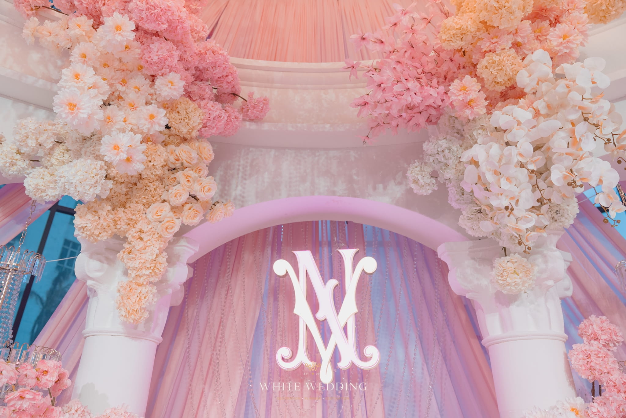 Dear, My Princess 31 trang tri tiec cuoi dear my princess white wedding 12 1