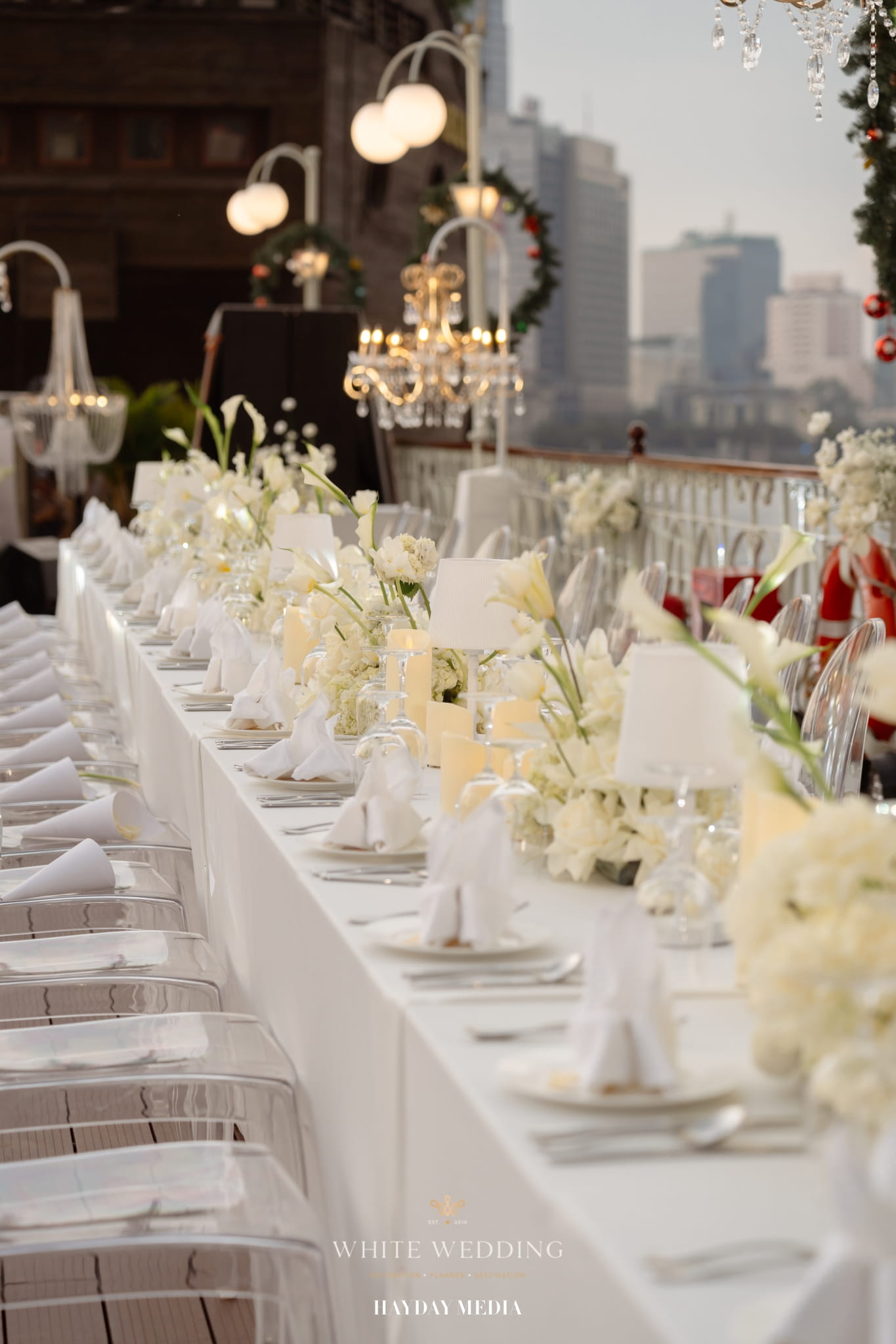 trang tri tiec cuoi dear my princess white wedding 18 1 1