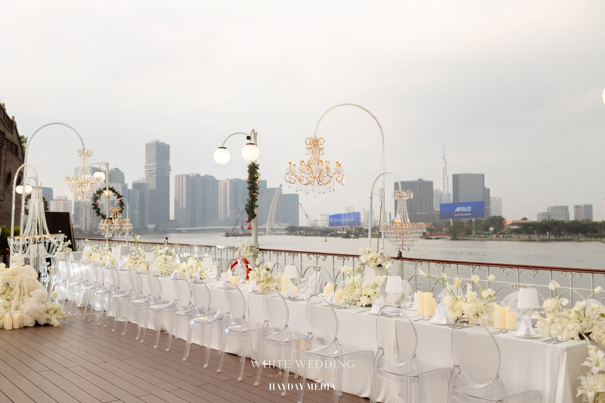 trang tri tiec cuoi dear my princess white wedding 19 1 1