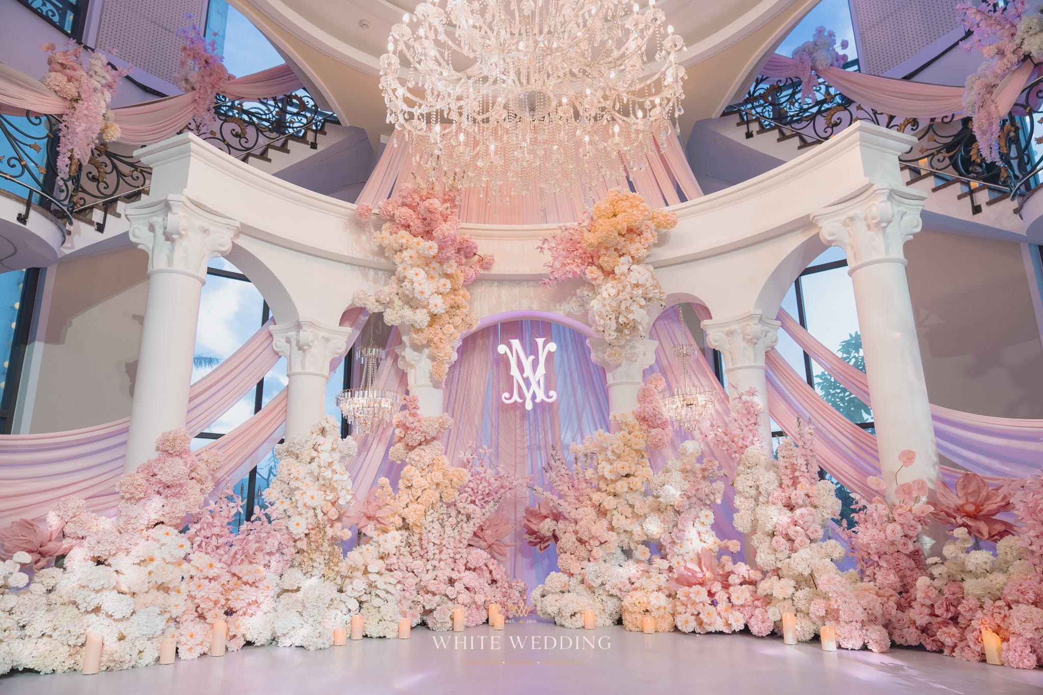 Dear, My Princess 30 trang tri tiec cuoi dear my princess white wedding 2 2