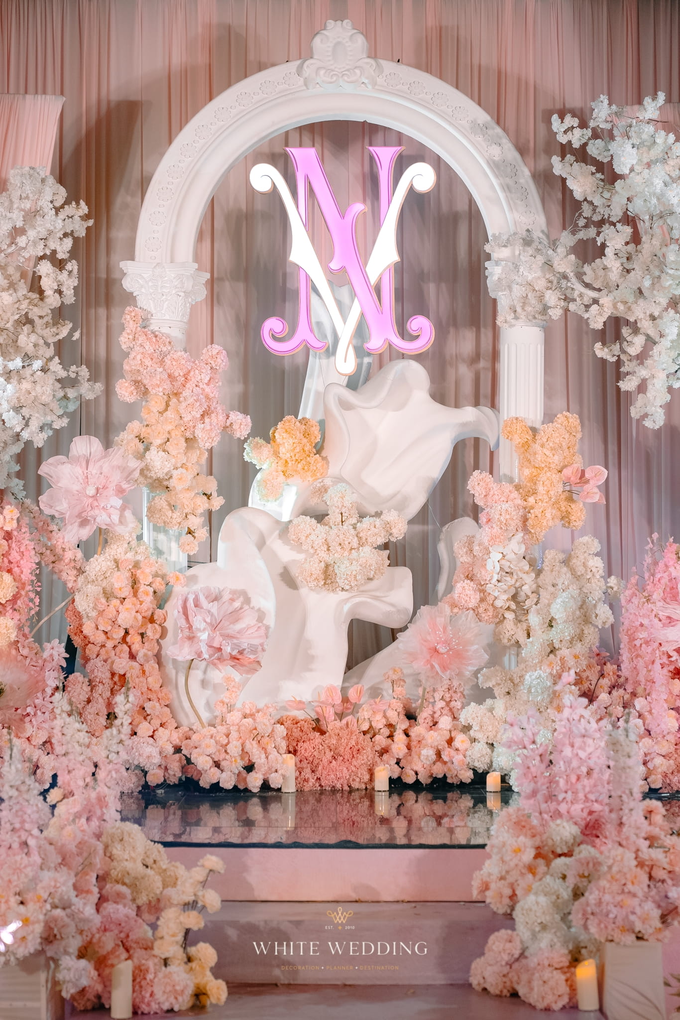 Dear, My Princess 51 trang tri tiec cuoi dear my princess white wedding 24 1