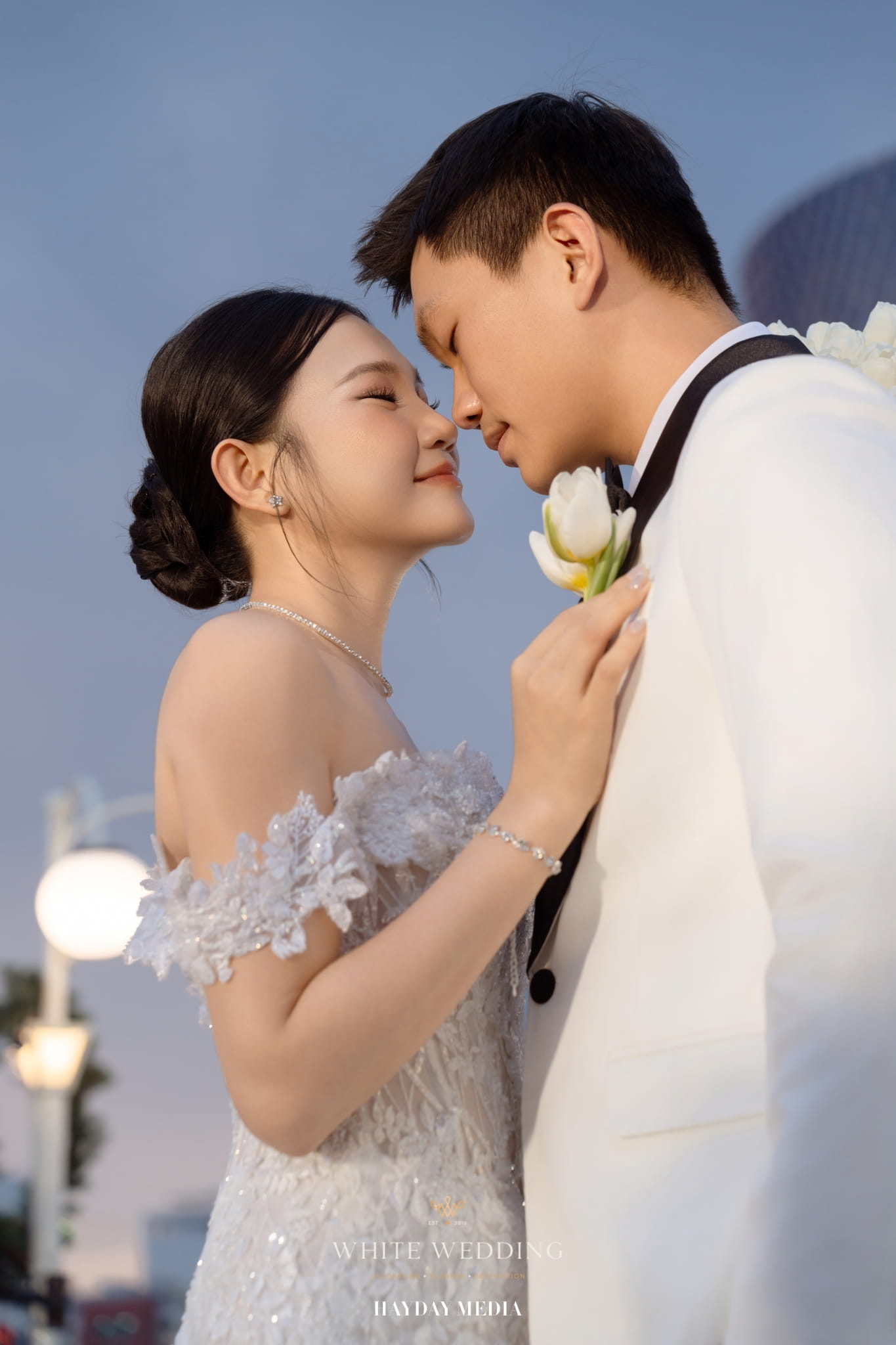 trang tri tiec cuoi dear my princess white wedding 35