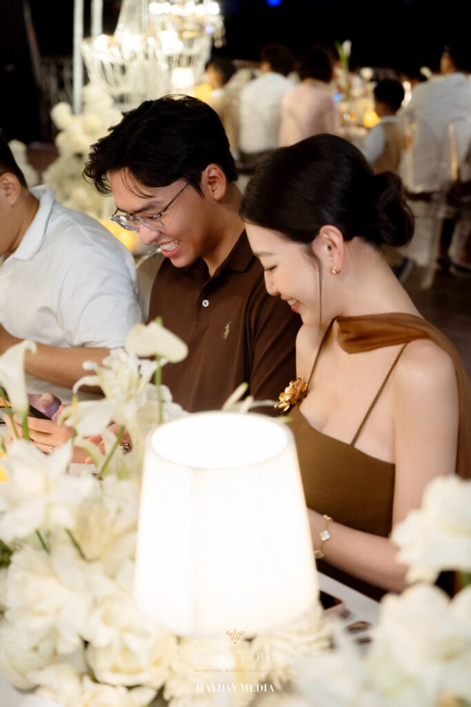 trang tri tiec cuoi dear my princess white wedding 50