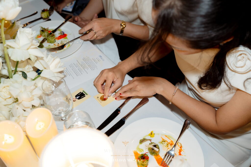 trang tri tiec cuoi dear my princess white wedding 52