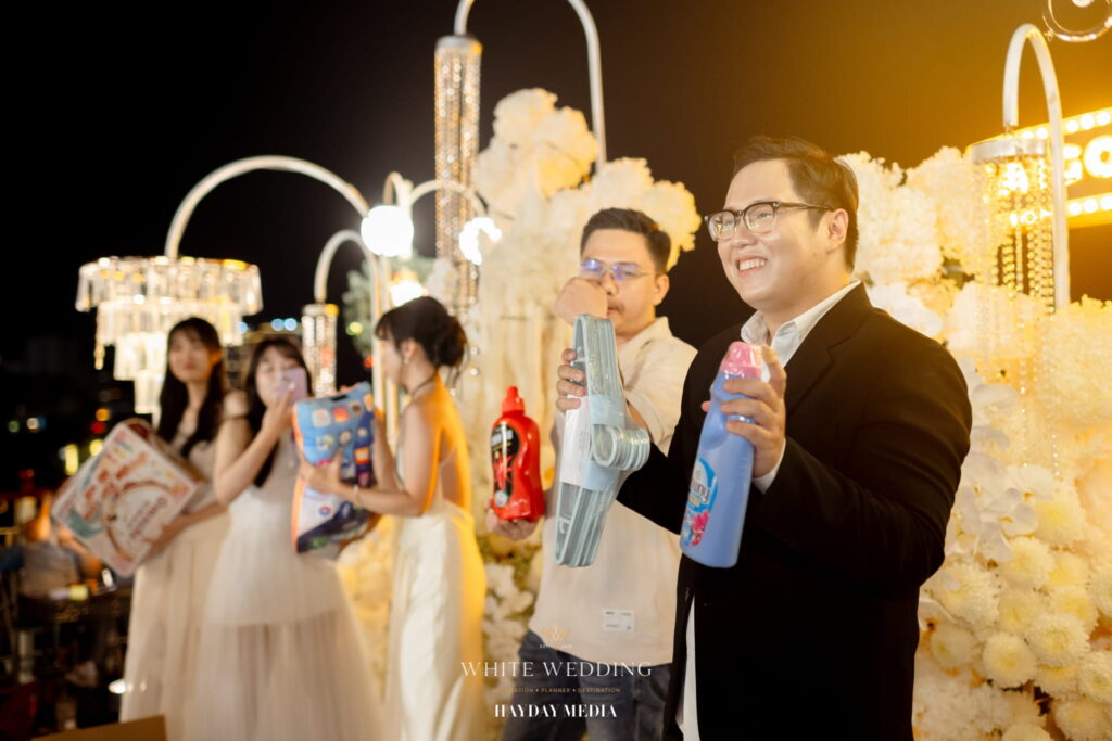 trang tri tiec cuoi dear my princess white wedding 54
