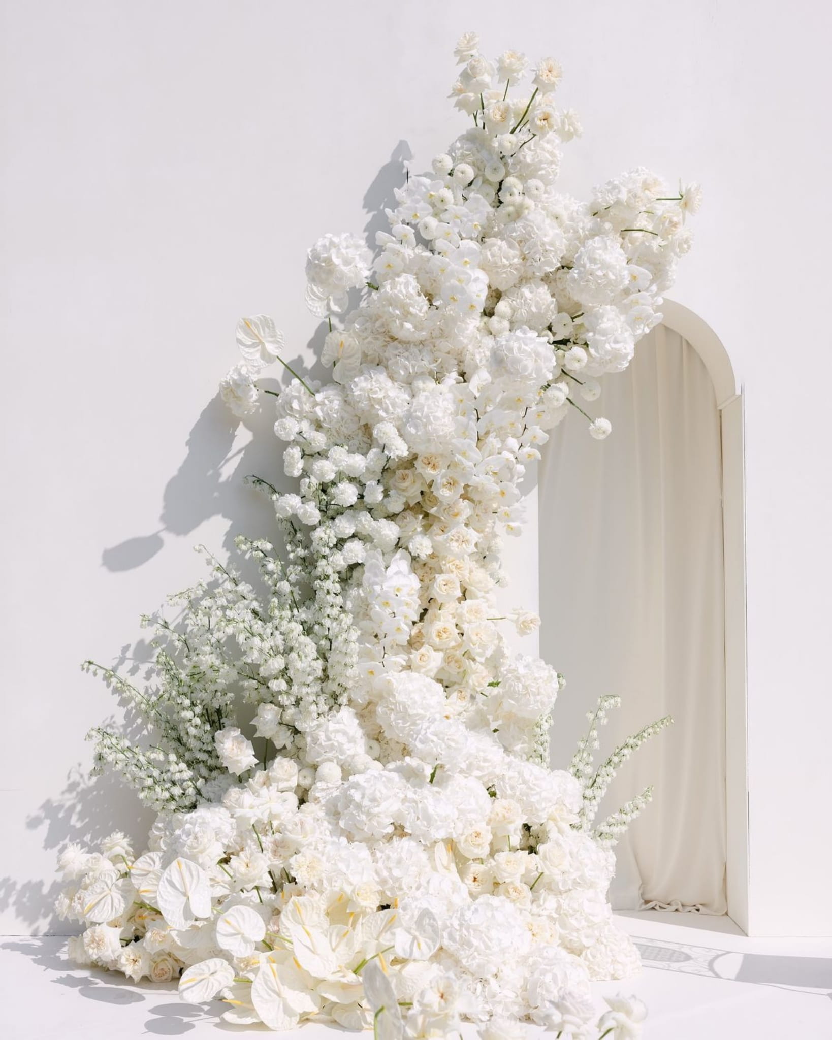 trang tri tiec cuoi dear my princess white wedding 6 2 1