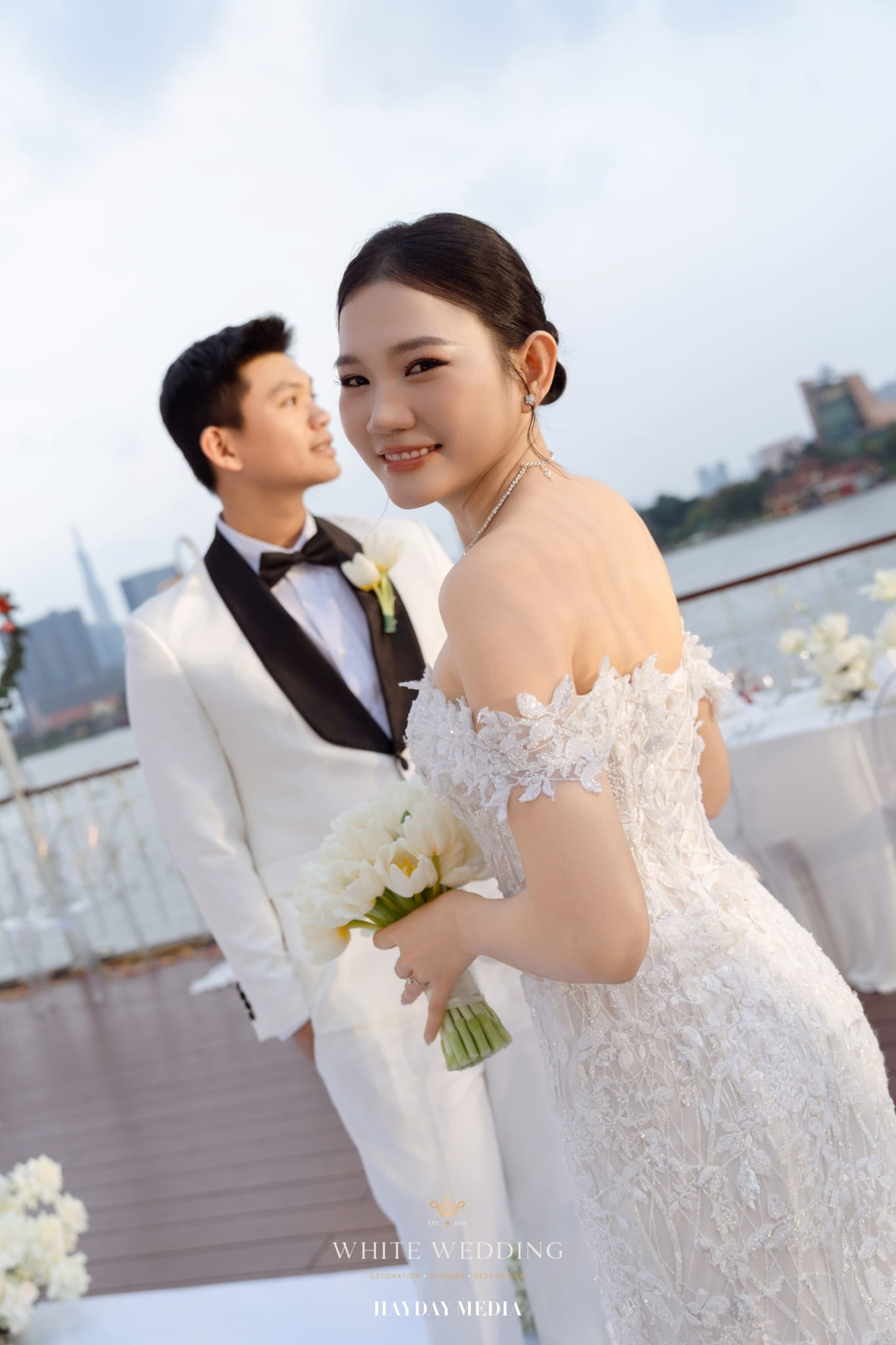 trang tri tiec cuoi dear my princess white wedding 6 3