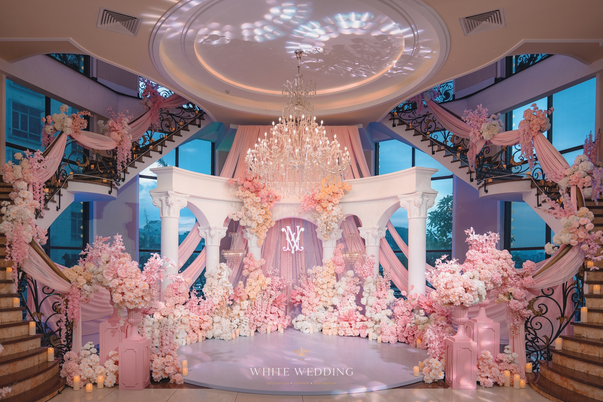 Dear, My Princess 28 trang tri tiec cuoi dear my princess white wedding 6